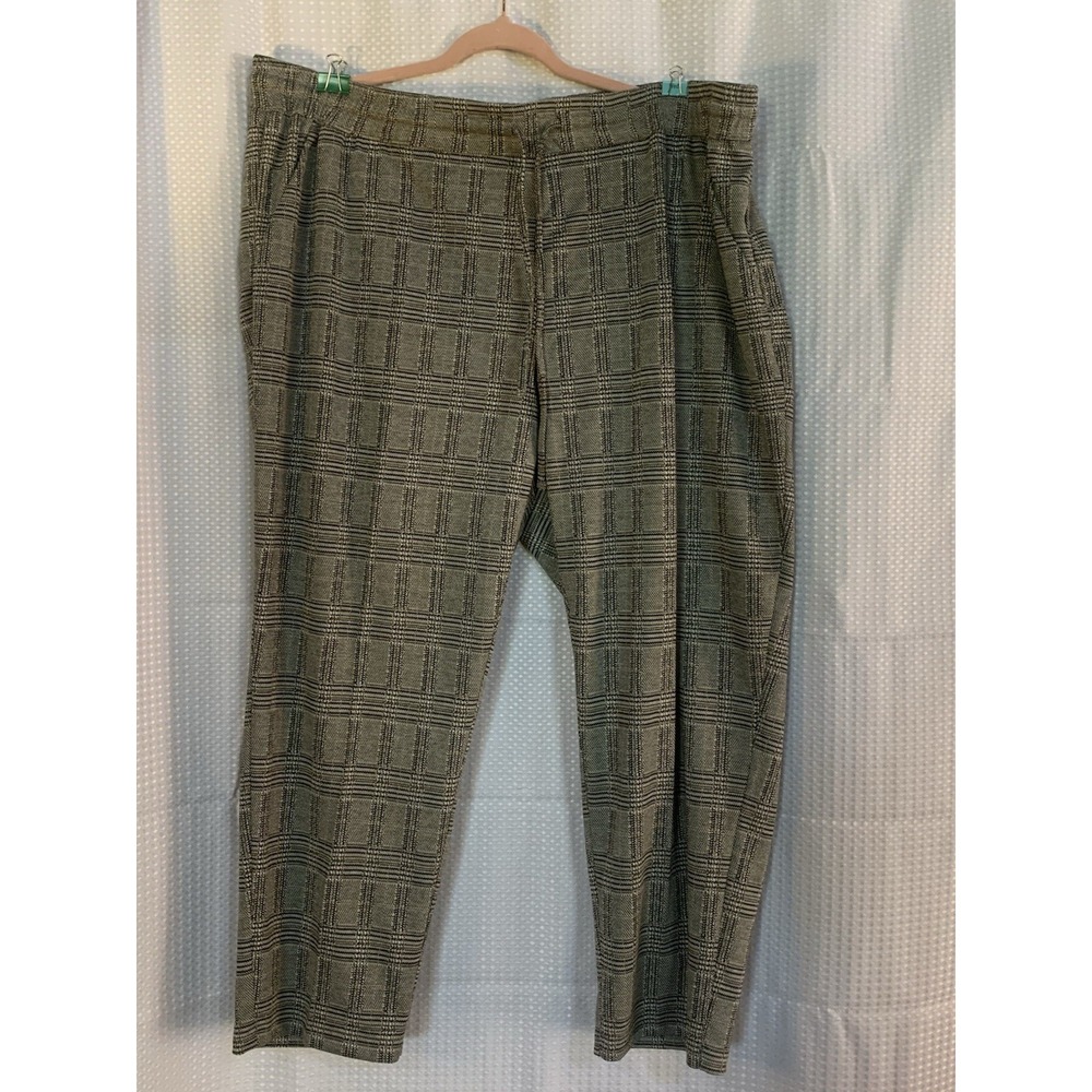 Zac And Rachel Womens 3X Plaid Dress Pants
